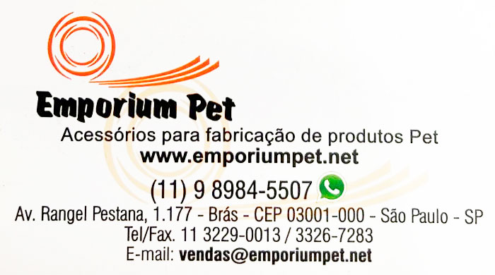 Emporium Pet - Acessrios para fabricao de produtos Pet